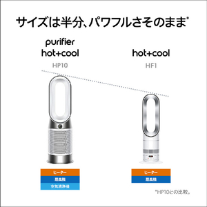 ダイソン Dyson Hot+Cool HF1 remote link pre-heat ファンヒーター ホワイト/シルバー AM15WS-イメージ11