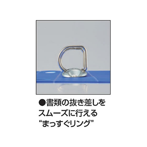 コクヨ Dリングファイル[スムーススタイル] A4タテとじ厚20mmオレンジ FC92070-ﾌ-UDS420YR-イメージ5