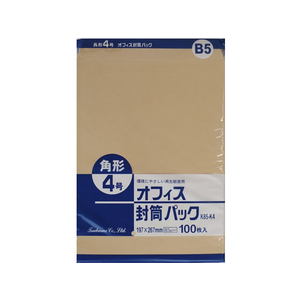 ツバメ工業 クラフト封筒 角4 85g／m2 500枚 1箱(500枚) F807583-K85-K4-イメージ1