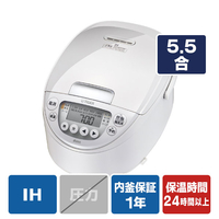 タイガー IHジャー炊飯器 ピュアホワイト JPW-K100WY
