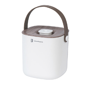 Life on Products 充電式ボックス型加湿器 -Premium WOOD- Life on Products グレージュウッド LCAHF014-GW-イメージ1