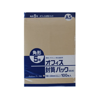 ツバメ工業 クラフト封筒 角5 85g／m2 100枚 1パック(100枚) F807584-K85-K5