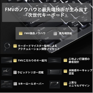 富士通 FMV Keyboard X01M FMVPRKBBL2-イメージ4