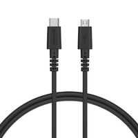 オウルテック 超タフ C to microUSBケーブル(1m) OWL-CBCM10-BK