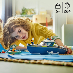 レゴジャパン LEGO シティ 60456 ポリスボートチェイス 60456ﾎﾟﾘｽﾎﾞ-ﾄﾁｴｲｽ-イメージ6