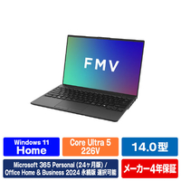 富士通 ノートパソコン e angle select FMV Note U ピクトブラック FMVU59L2B6