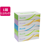 Forestway ティッシュペーパー ナチュラル 150組 5個×12パック F044488-FRW102491