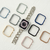 GAACAL Apple Watch Series 7-8 [45mm]用メタリックフレーム ブラック W00114BK6-イメージ4