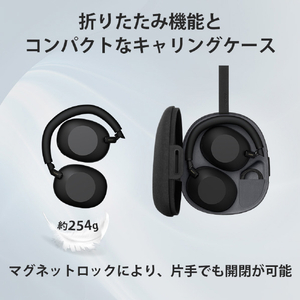 SONY ワイヤレスノイズキャンセリングステレオヘッドセット ミッドナイトブルー WH-1000XM6 L-イメージ8