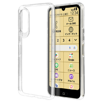 ラスタバナナ らくらくスマートフォン a/Lite用TPUケース クリア 8450RKSMATPCL