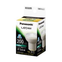 パナソニック LED電球 E11口金 全光束200lm(3．4Wハロゲン電球タイプ) 白色相当 LDR3WWE11