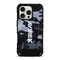 エム・ディー・シー iPhone 16 Pro用AVIREX 耐衝撃ケース/アーミータフ 迷彩 MD-75559-1