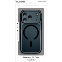 エレコム iPhone18 Pro用ハイブリッドアルミケース 極限 MAGKEEP ブラック PM-A26CALCKM1
