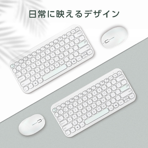 ASUS ASUSKeyboardKW100WH イリディセントホワイト ASUS KEYBOARD KW100/WH-イメージ9