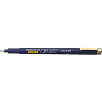 サクラクレパス ピグマ08 顔料水性ペン 黒 F941216-ESDK08#49