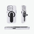 momo stick iPhone 15 Pro用Mag Grip レンズガード一体型クリアケース ディープパープル MMS25310I15PR-イメージ12