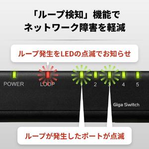バッファロー Giga8ポート スイッチングハブ 電源外付け プラスチック筐体 マグネット付属 ホワイト LSW7-GT-8EP/WH-イメージ5