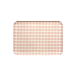 橋本達之助工芸 SRトレーL角 ミルキーチェック ピンク ﾄﾚLｶｸﾐﾙｷﾁｴﾂｸﾋﾟﾝｸ-イメージ1