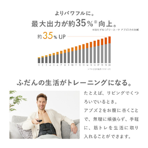 SIXPAD SIXPAD Abs 2 LL【コントローラー別売り】 黒 SE-CK-03D-LL-イメージ4