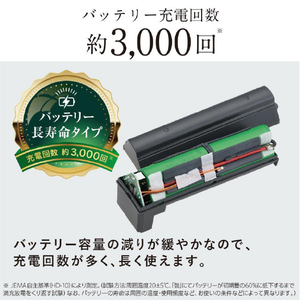 三菱 スティック&ハンディクリーナー iNSTICK ZUBAQ マットチタンブラック HC-JK2E-B-イメージ9