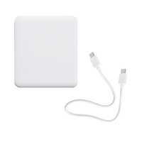 インプリンク PD20W Type-C1ポート 超軽量モバイルバッテリー 5000mAh 30cm ホワイト IML1C5001WH
