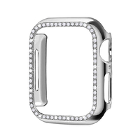 GAACAL Apple Watch Series 1-3 [38mm]用スワロフスキーフレーム シルバー W00058S1