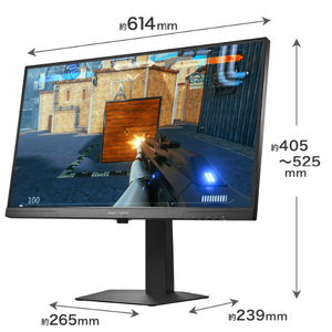 I・Oデータ 160Hz&4K対応27型ゲーミングモニター GigaCrysta LCD-GDU271JAD-イメージ2