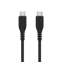 オウルテック 超タフC to Cケーブル PD60W 1m ブラック OWL-CBA6CC-10-BK