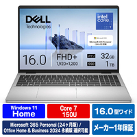 DELL Dell 16 DC16251 プラチナシルバー ND86-FWM3SD