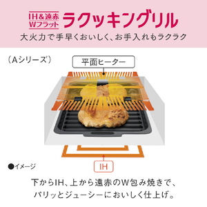 パナソニック 「標準工事＋引取料金込み」 ビルトインIHクッキングヒーター(幅60cm) Aシリーズ ブラック KZ-CA16MK-イメージ10