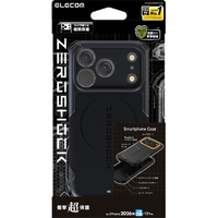 エレコム iPhone18 Pro用ZEROSHOCK ケース 極限 MAGKEEP ブラック PM-A26CZEROKMBK