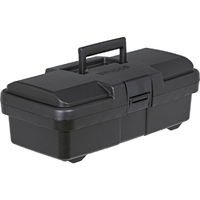 トラスコ スーパーツールボックス ３８５Ｘ２０２Ｘ１４０ｍｍ ブラック 中皿付 TJB-385