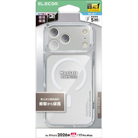 エレコム iPhone18 Pro Max用ハイブリッドケース 極限 MAGKEEP ホワイト PM-A26DMAG02KWH