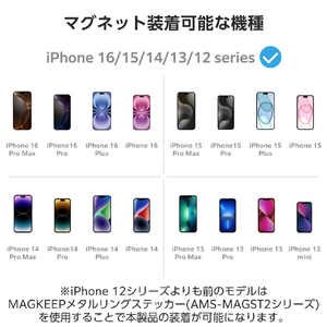 エレコム MAGKEEP マグネットパッド ブラック AMS-MAGPDBK-イメージ4