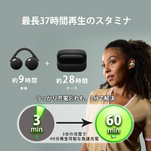 SONY イヤーカフ型ワイヤレスイヤホン オープンイヤー LinkBuds Clip グレージュ WF-LC900 C-イメージ11
