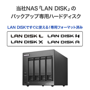 I・Oデータ NASバックアップ用 USB 5Gbps対応 外付けハードディスク HDJA-UTN2/LDC-イメージ4
