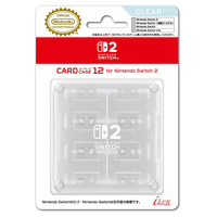アイレックス カードケース12 for Switch2 クリア ILX2S395