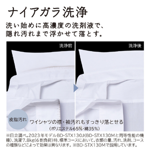 日立 【左開き】12．0kgドラム式洗濯乾燥機 ホワイト BD-SW120ML W-イメージ10