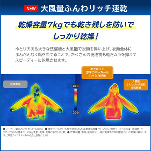 東芝 【左開き】ドラム式洗濯乾燥機 ZABOON ナイトグレー TW-137XP6L(H)-イメージ2