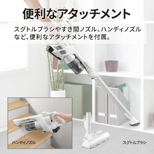 SHARP サイクロン式コードレススティッククリーナー RACTIVE Air ブラック系 EC-AR11-B-イメージ12
