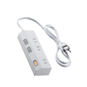 エレコム 個別スイッチ付き3口タップ(1m) ホワイト T-IS01-2310WH-イメージ1