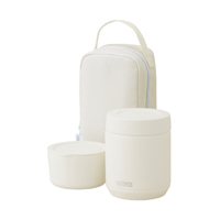 サーモス 真空断熱スープランチセット 300ml/250ml アイボリー JEE-551IV