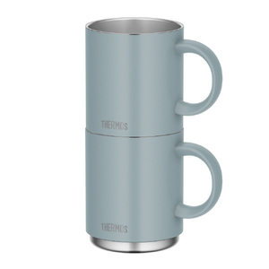 サーモス 真空断熱マグカップ 450ml フォギーグリーン JDS-452FOG-イメージ3