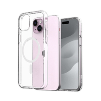 araree iPhone 15 Plus用MagSafe対応クリアケース Duple M クリア AR25440I15PL