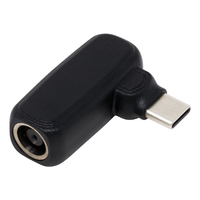 アイネックス Dell用USB-C電源変換アダプタ(PD100W対応) ブラック DCC-7909DP10