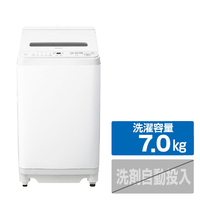 SHARP 7kgインバーター全自動洗濯機 ホワイト系 ES-GV7L-W
