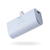 エレコム 折り畳み式直挿しモバイルバッテリー(USB Type-Cプラグ/5000mAh) ブルー DE-C57L-5000BU-イメージ1