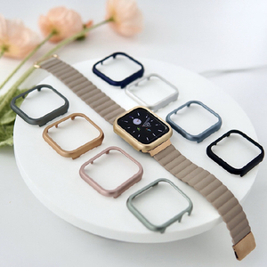 GAACAL Apple Watch Series 4-6/SE1-2 [40mm]用メタリックフレーム ブルー W00114B2-イメージ2