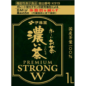 伊藤園 お～いお茶 濃い茶 PREMIUM STRONG W 1L×12本 FCK608B-イメージ2