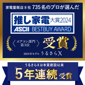 ダイキン 「標準工事代金半額」 10畳 フィルター自動清掃 省エネハイパワーエアコン e angle select うるさらX Rシリーズ ATR28ASE4-WS-イメージ14